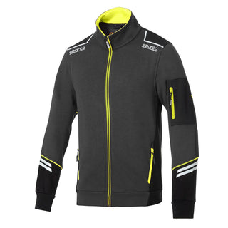 Buy gris-oscuro-amarillo-fluo Chaqueta Sparco ALABAMA TECH FULL ZIP