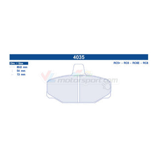 CL Brakes 4035 Juego de pastillas de freno