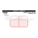 CL Brakes 5026W46T12 Jeu de plaquettes de frein
