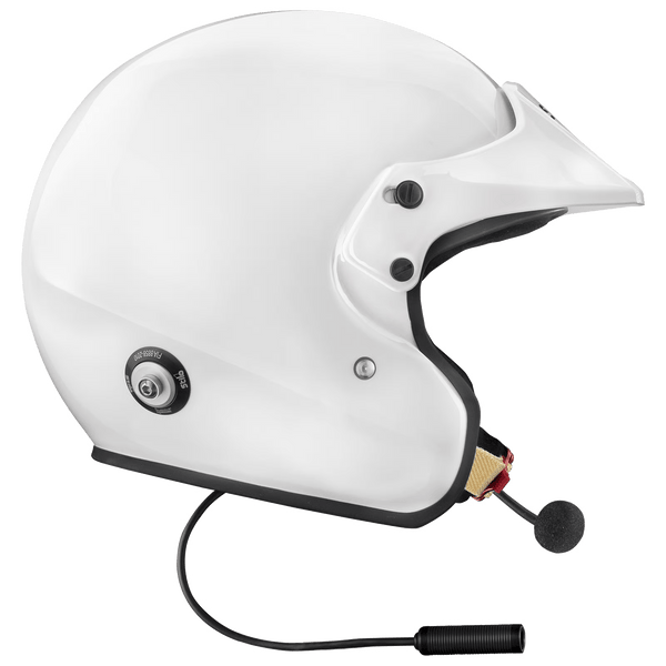 Casque de rallye composite Stilo ST5R blanc/bleu