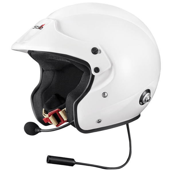 Casque de rallye composite Stilo ST5R blanc/bleu