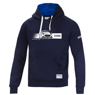 Sudadera Sparco M-Sport Printed Azul Marino