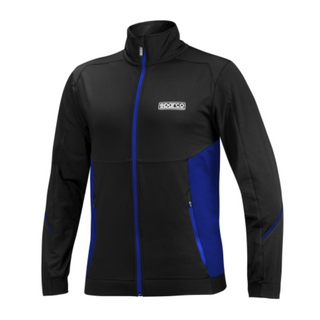 Chaqueta Sparco Full Zip Sweatshirt Negro/Azul