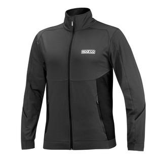 Chaqueta Sparco Full Zip Sweatshirt Gris/Negro