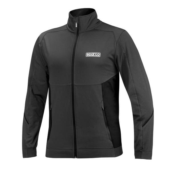 Chaqueta Sparco Full Zip Sweatshirt Gris/Negro