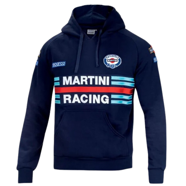 Sudadera Sparco con capucha Martini Azul Marino