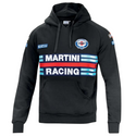 Sudadera Sparco con capucha Martini Negro
