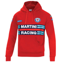 Sudadera Sparco con capucha Martini Rojo