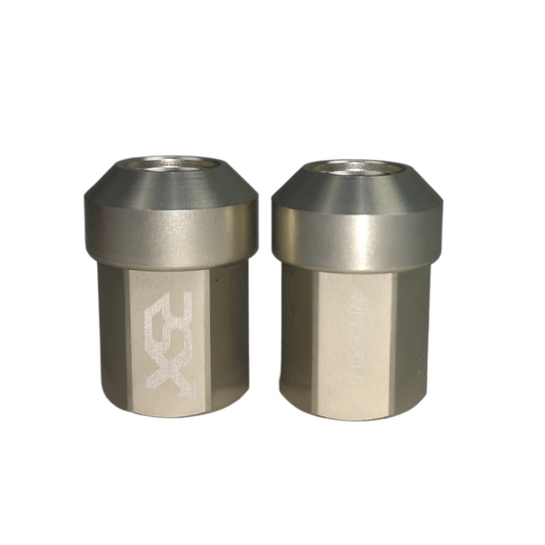 Tuerca RSX Racing en Aluminio Gunmetal 90º | Kit 20 unidades