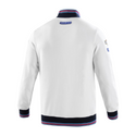 Sweat-shirt blanc entièrement zippé Martini Racing