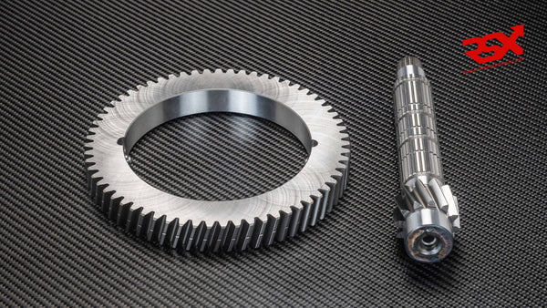 Grupo corto para Renault Clio 3RS cajas  JB3/JH3/JHQ JB3/JH3/JHQ  4.71 - 14x66 / 4.91 - 12x59 / 5.25 - 12x63  | RSX Racing Solutions