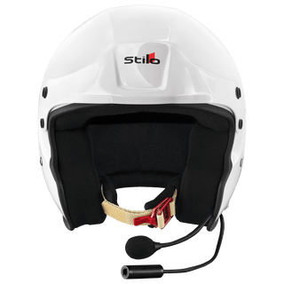 Casque de rallye composite Stilo ST5R blanc/bleu