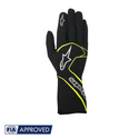 Guantes Alpinestars Racing Tech 1 Race Negro/Amarillo |  FIA 8856-2000