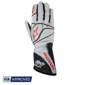 Guantes Alpinestars Racing Tech 1ZX Plata/Rojo 2015 |  FIA 8856-2000