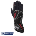 Guantes Alpinestars Racing Tech 1ZX Negro/Plata/Rojo 2015 |  FIA 8856-2000