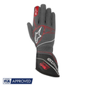 Guantes Alpinestars Racing Tech 1ZX Antracita/Negro/Rojo 2016 |  FIA 8856-2000