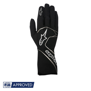 Guantes Alpinestars Racing Tech 1 Race Negro/Blanco |  FIA 8856-2000