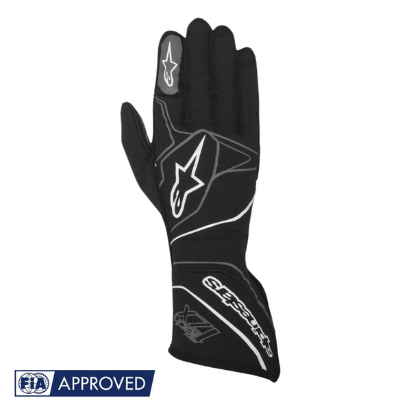 Guantes Alpinestars Racing Tech 1-Z Negro/Blanco |  FIA 8856-2000