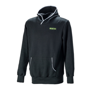 Sudadera Sparco Fashion Capucha Negro