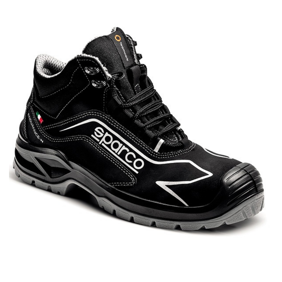  Sparco Botas de trabajo unisex contra incendios y seguridad,  color negro y verde, 11 EE. UU. para hombre, Negro/Verde : Ropa, Zapatos y  Joyería