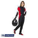 Mono Sparco Racing Competition LADY Negro/Rojo/Blanco | FIA 8856-2018