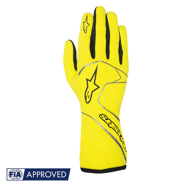 Guantes Alpinestars Racing Tech 1 Race Amarillo |  FIA 8856-2000