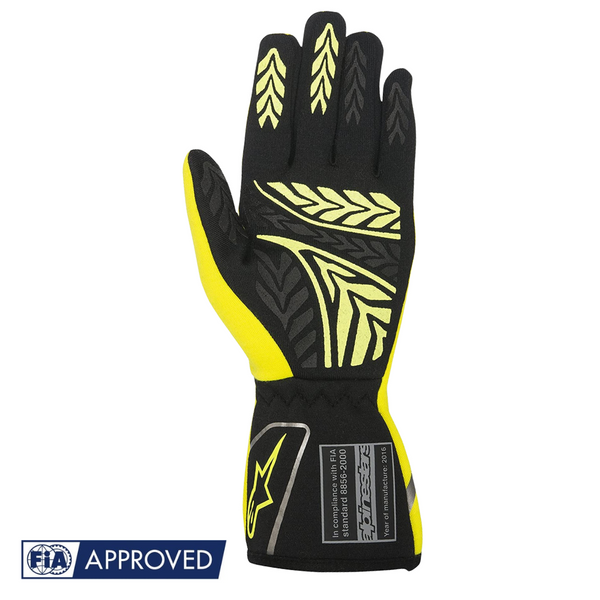 Guantes Alpinestars Racing Tech 1 Race Amarillo |  FIA 8856-2000