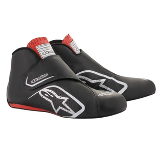 Botas Racing Alpinestars Supermono Negro/Rojo | FIA 8856-2000