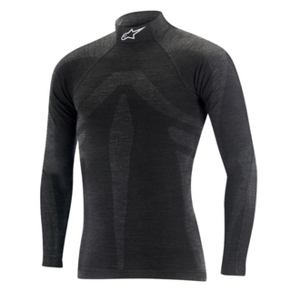 Camiseta Alpinestars Racing ZX Evo Negro/Gris