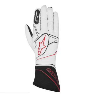 Gants Alpinestars Racing Tech 1ZX Blanc/Noir/Rouge 2017