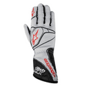 Guantes Alpinestars Racing Tech 1ZX Plata/Rojo 2015 |  FIA 8856-2000