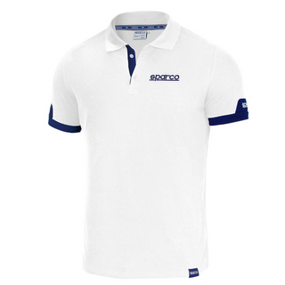 Polo Sparco Corporate Blanco