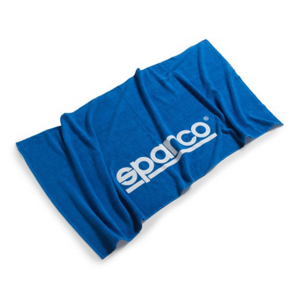 Serviette de plage/gym Sparco bleu