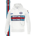 Sudadera Sparco con capucha Martini Blanco