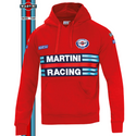 Sudadera Sparco con capucha Martini Rojo