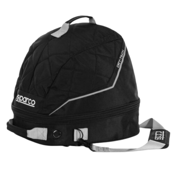 Bolso Sparco Portacasco + Hans Negro ( New sytem Dry-Tech )