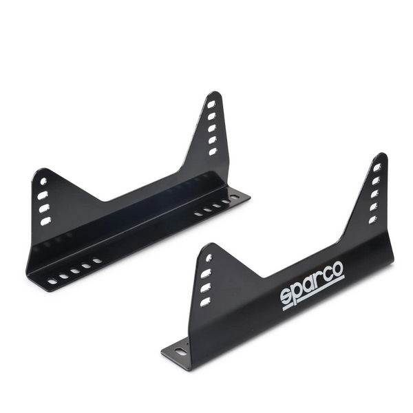 Base de siège Sparco côté acier noir