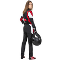 Mono Sparco Racing Competition LADY Negro/Rojo/Blanco | FIA 8856-2018
