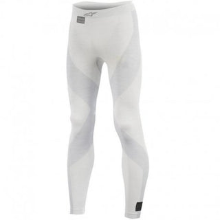 Pantalones Alpinestars Racing ZX Evo color Blanco/Gris | FIA 8856-2000