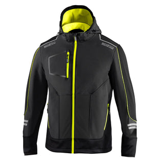 Buy gris-oscuro-amarillo-fluo Chaqueta Sparco YORK TECH SOFT-SHELL