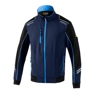 Buy azul-marino-naranja-fluo Chaqueta Sparco AUSTIN TECH LIGHT-SHELL