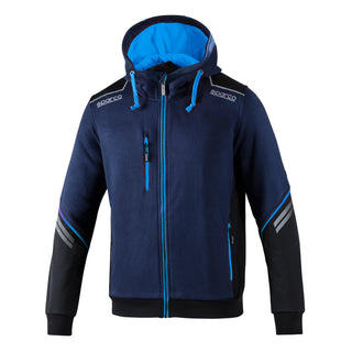 Buy azul-marino-azul-claro Chaqueta Sparco COLORADO TECH HOODED FULL ZIP