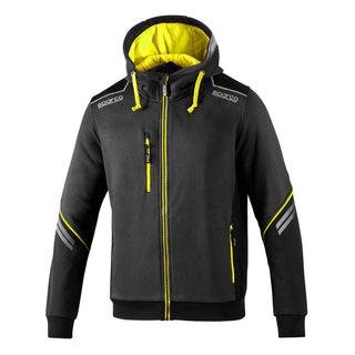 Buy gris-oscuro-amarillo-fluo Chaqueta Sparco COLORADO TECH HOODED FULL ZIP