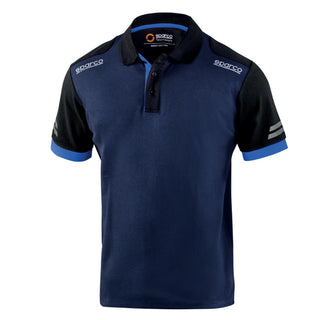 Buy azul-marino-azul-claro Polo técnico Sparco TOLEDO TECH POLO