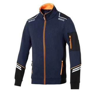 Buy azul-marino-naranja-fluo Chaqueta Sparco ALABAMA TECH FULL ZIP