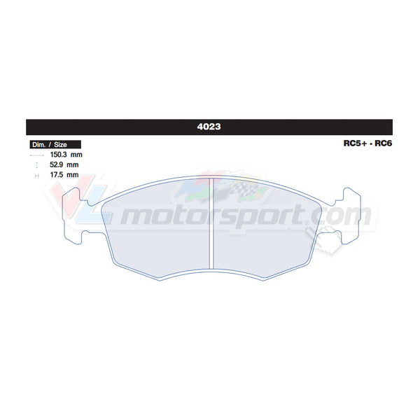 CL Brakes 4023 Jeu de plaquettes de frein