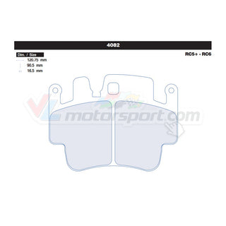 CL Brakes 4082 Juego de pastillas de freno