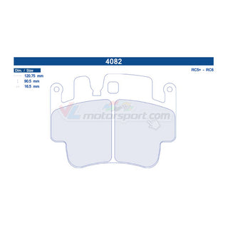 CL Brakes 4082 Juego de pastillas de freno