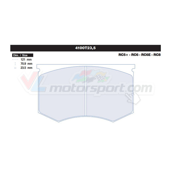 CL Brakes 4101T20 Jeu de plaquettes de frein