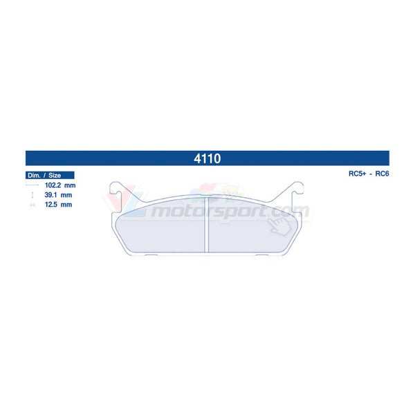 CL Brakes 4110 Juego de pastillas de freno